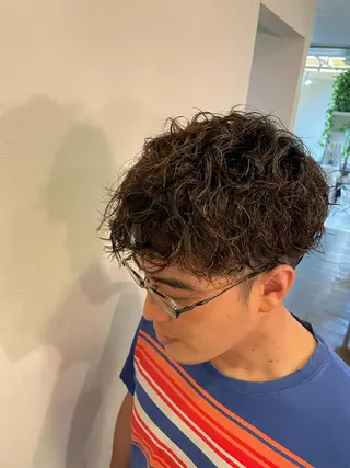 パーマ メンズ 伊丹Pilina 山田のヘアスタイル