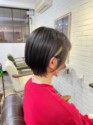 ショート ✨透明感カラー🌱 上村　舜のヘアスタイル