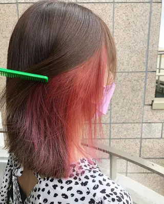 ミディアム カラーアンドケアリタ kitamuuuのヘアスタイル