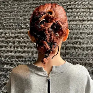 ミディアム ヘアアレンジ KAWATOKO MISUZUのヘアスタイル