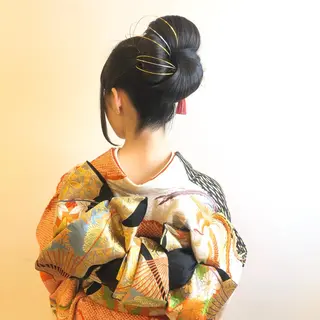 ロング ヘアアレンジ 菊池 栄里奈のヘアスタイル