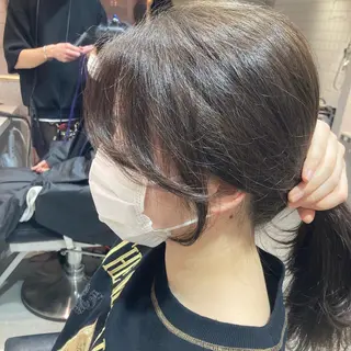 ロング カラー レイヤー/ミディアム /ボブ/新宿のヘアスタイル