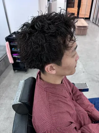 パーマ メンズ専門 パーマ特化美容師🌀のヘアスタイル