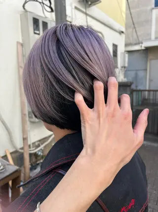 ショート カラー メンズ 原宿サロン代表 デザインカラー伊藤卓のヘアスタイル