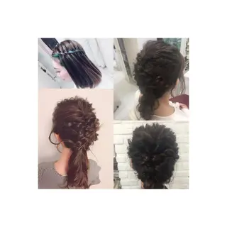 ヘアアレンジ 【暖色カラー特化】 中山由梨のヘアスタイル