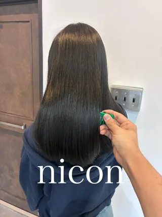 ロング 髪質改善 髪質改善カラーのヘアスタイル