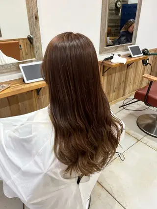 ロング カラー 🌈ダブルカラー🌈 💚みやのしんじ💚のヘアスタイル