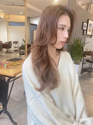 ロング カラー yuu /N° 大分中央町店のヘアスタイル