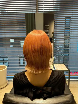 ミディアム 枚方/ブリーチモデル /パーマモデル募集のヘアスタイル