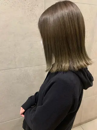 ミディアム 増田 晃士のヘアスタイル