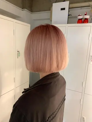 ミディアム ✨ハイトーン✨艶髪 ✨髪質改善✨和田のヘアスタイル