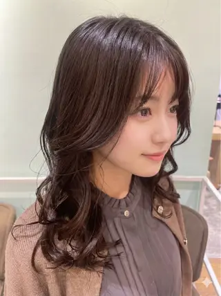 ミディアム 山田 恭華 /縮毛矯正のヘアスタイル