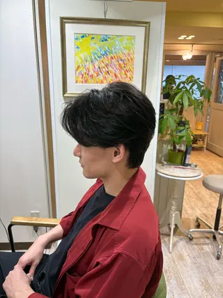 ショート メンズ 顔周りだけで垢抜ける レイヤー/小池　祐のヘアスタイル