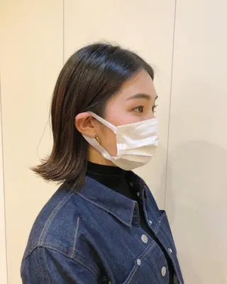 ミディアム Memories 銀座のヘアスタイル