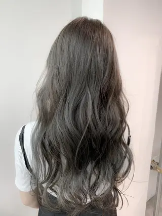 ロング カラー ヘアアレンジ 表参道/さあ や/大人ナチュラルのヘアスタイル