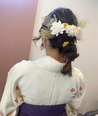 ミディアム ヘアアレンジ pep natsumiのヘアスタイル