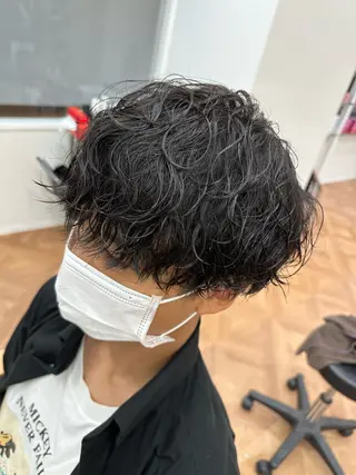 パーマ メンズ 【メンズ特化美容師】 山﨑 凌のヘアスタイル