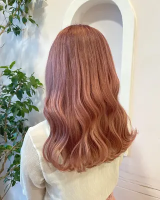 ロング カラー 🌸HONOKA🌸 【グレージュ】のヘアスタイル