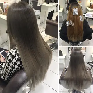 ロング カラー 髪質改善/ 艶髪カラー/益田直幸のヘアスタイル
