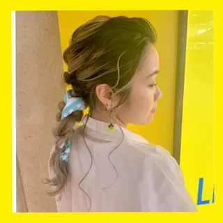ロング ヘアアレンジ メンズパーマ/新潟駅 NOBUTA🔥のヘアスタイル