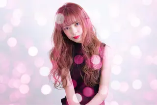 ロング カラー 小野 和摩のヘアスタイル