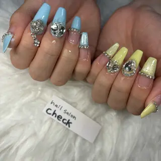 ネイル ーCHECKー ちあきのネイルデザイン