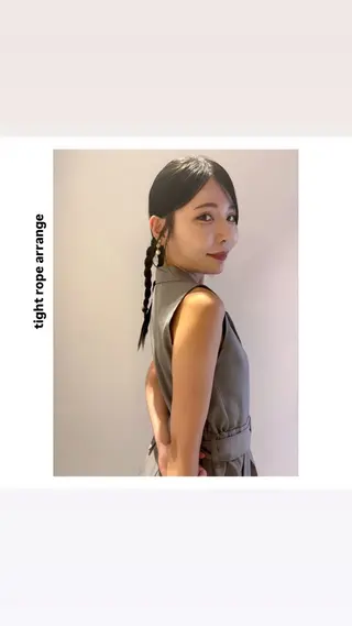 ミディアム ヘアアレンジ hiro【沿線で叶う 似合わせhair】のヘアスタイル