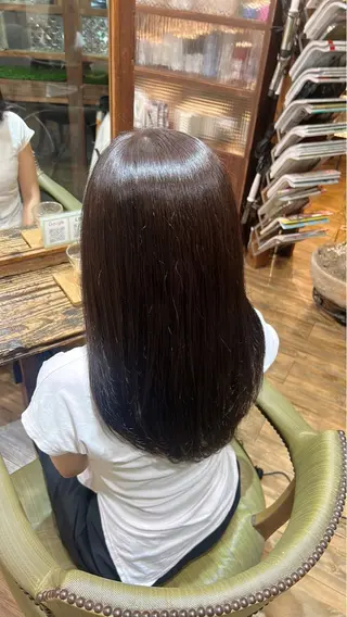 セミロング カラー 美容室aroe🌱 REINAのヘアスタイル