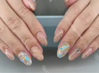 ネイル 神田 ココナッツのネイルデザイン