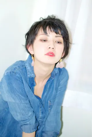 ショート パーマ 【白髪ぼかし 専門GBG】自由が丘のヘアスタイル