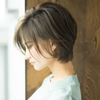 ショート 髪質改善くすみカラー 🍀/石川大輔のヘアスタイル
