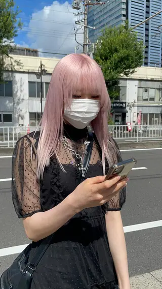 ロング 名古屋ハイトーン/ 🐶ブリーチ専門店のヘアスタイル