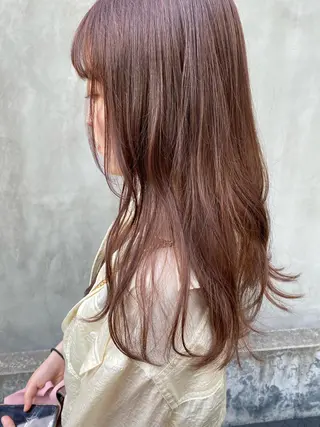 ロング カラー パーマ ヘアアレンジ メンズ キッズ ネイル マツエク・マツパ インナーカラー/ KANAのヘアスタイル