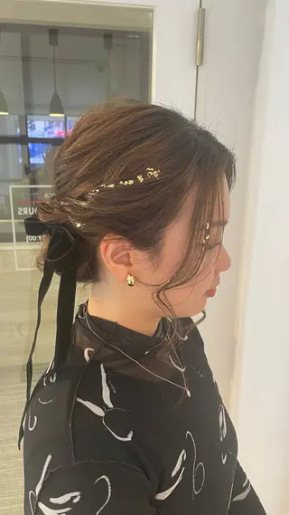 ロング 倉地 更彩のヘアスタイル