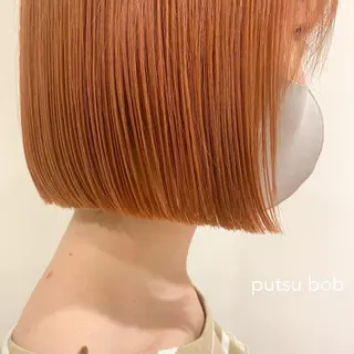 ショート カラー センターパート/ 暖色カラーayuのヘアスタイル