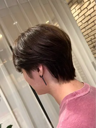 メンズ 🤎オリーブカラー× パーマ特化💫森口のヘアスタイル