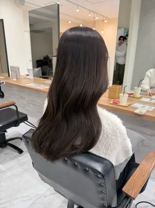 ロング カラー 柔らかレイヤー× 透け感カラー/SUのヘアスタイル