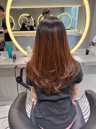 ロング 縮毛矯正/髪質改善 🌟本郷壮一郎のヘアスタイル