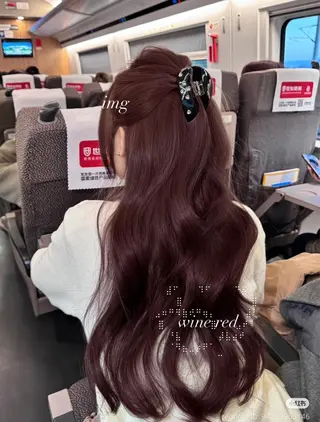 カラー 透明感うる艶カラー 🤍MANAMIのヘアスタイル