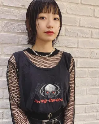 ショート カラー ヘアアレンジ rico_by ヘアとアイブロウの眉毛・アイブロウイメージ