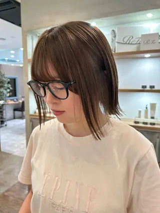 ショート カラー 穐山 翔也のヘアスタイル