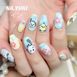 ネイル キッズ メンズ マツエク・マツパ アイブロウ ヘアアレンジ ロング カラー パーマ 🦋 Queenieのネイルデザイン