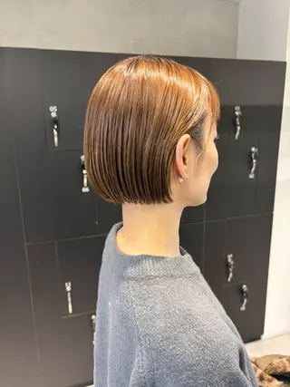 ショート ショートヘア、ボブ こやさん　コヤマのヘアスタイル