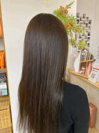 ロング カラー 縮毛矯正/髪質改善 インナーカラーせいぎのヘアスタイル
