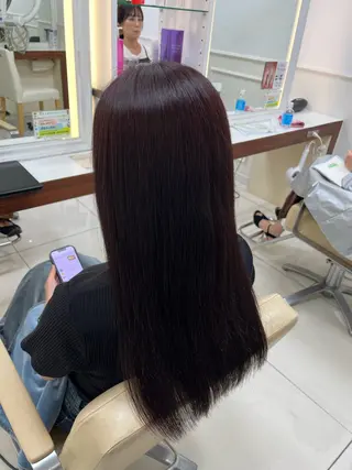 ロング カラー 【こっくりカラー】 🤎Umi🤎のヘアスタイル
