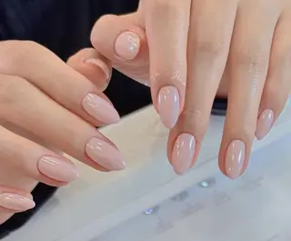 ネイル By moonネイル 🌷ワンホン/韓国風のネイルデザイン