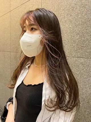 ロング デザインカラー/ボブ ブリーチカラー/ユリのヘアスタイル