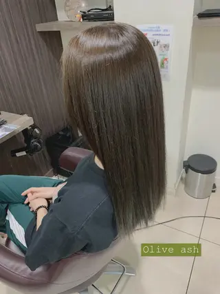 ロング カラー ✂︎レディース のメンズカット屋さんのヘアスタイル