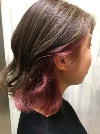 ショート カラー shi hoのヘアスタイル