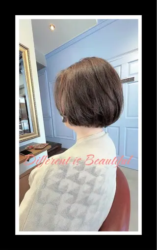 ショート カラー パーマ オーナースタイリスト 佐藤のヘアスタイル